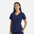 Women's Curved V-Neck Top