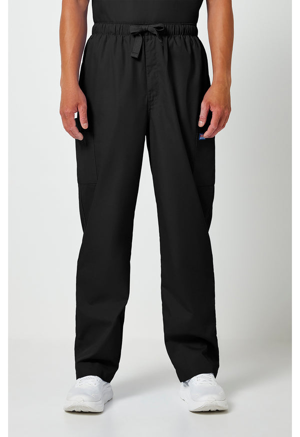 Men's Fly Front Cargo Scrub Pants