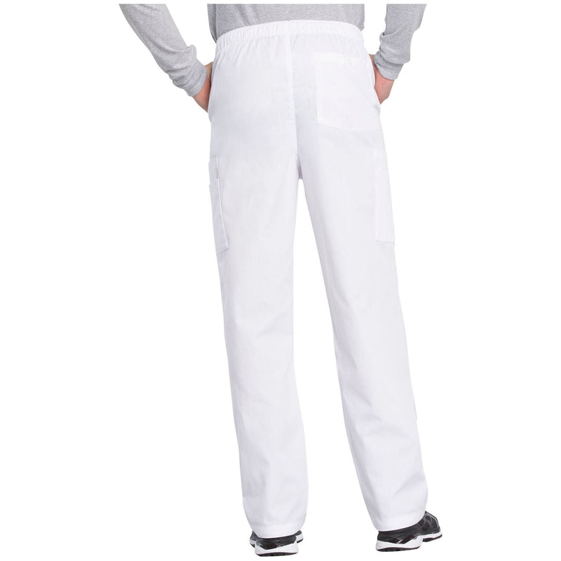 white - Men's Fly Front Cargo Pant