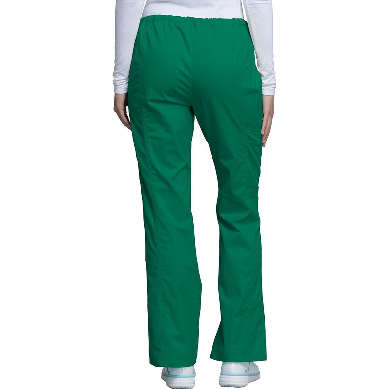 hunter green - Mid Rise Drawstring Cargo Pant
