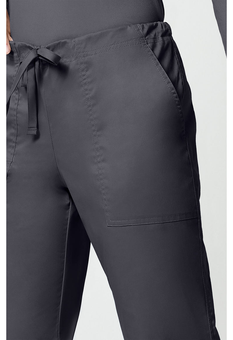 pewter - Mid Rise Drawstring Cargo Pant (View 4)