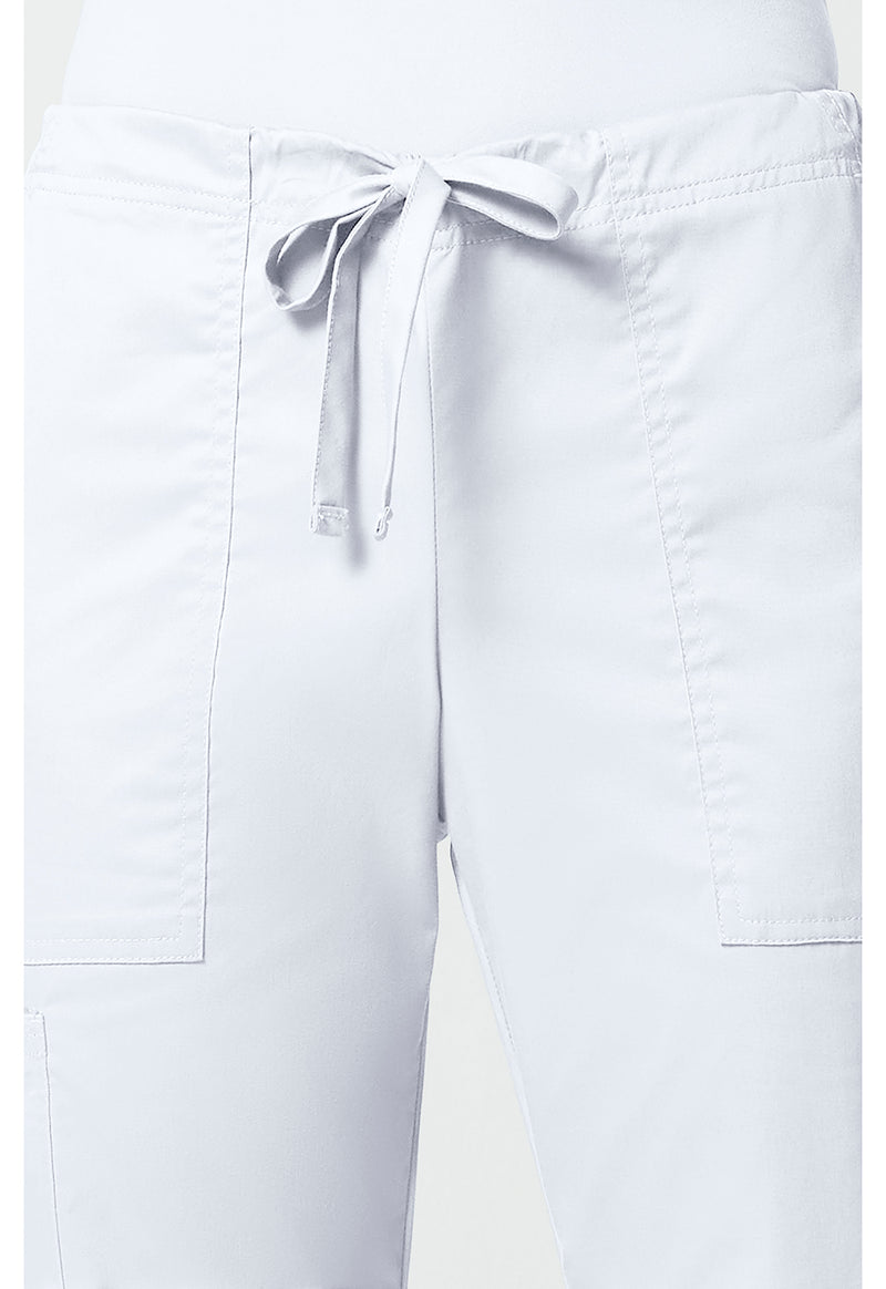 white - Mid Rise Drawstring Cargo Pant (View 2)