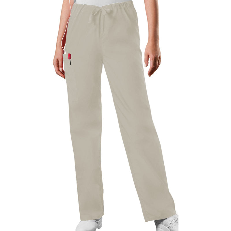 khaki - Unisex Drawstring Cargo Pant