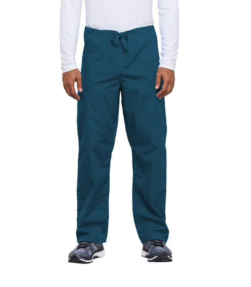 Caribbean Blue - Cherokee WW Originals Unisex Scrub Pants - Front View