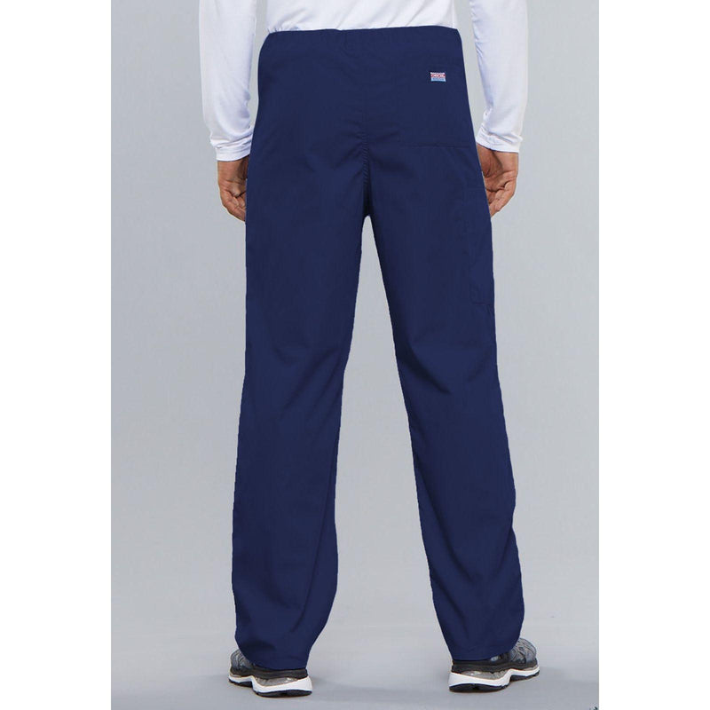 navy - Unisex Drawstring Cargo Pant