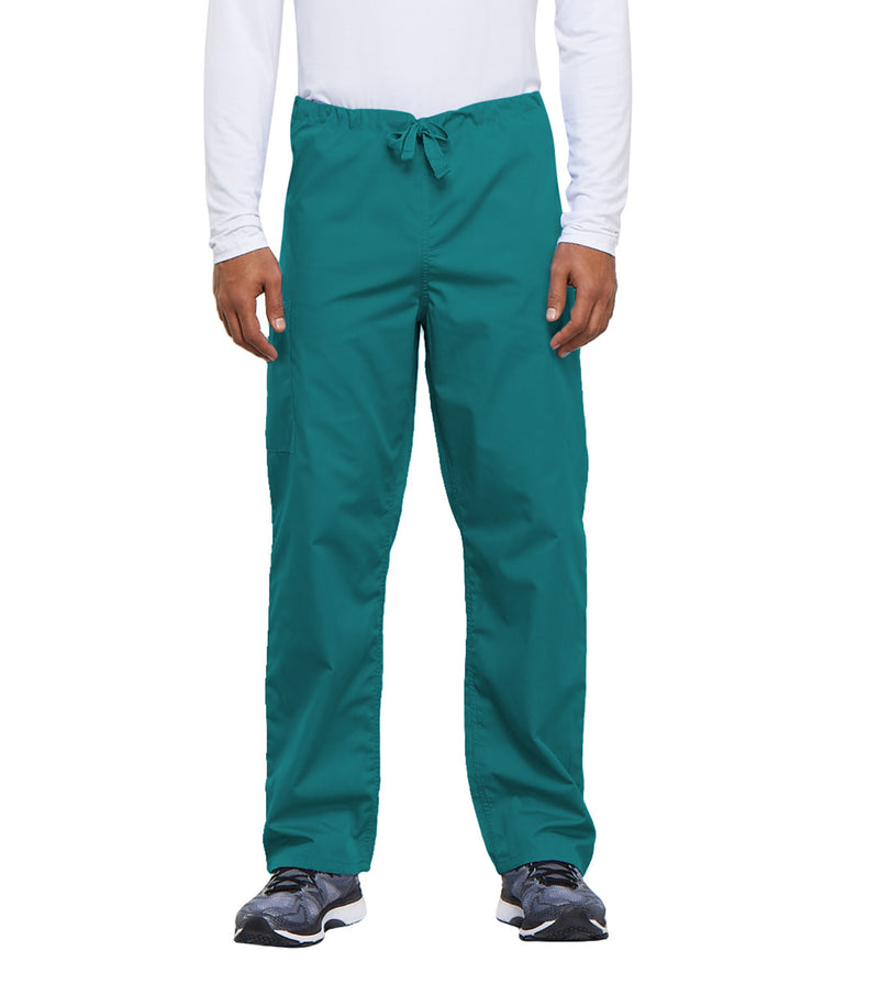 Teal Blue - Cherokee WW Originals Unisex Scrub Pants - Front View
