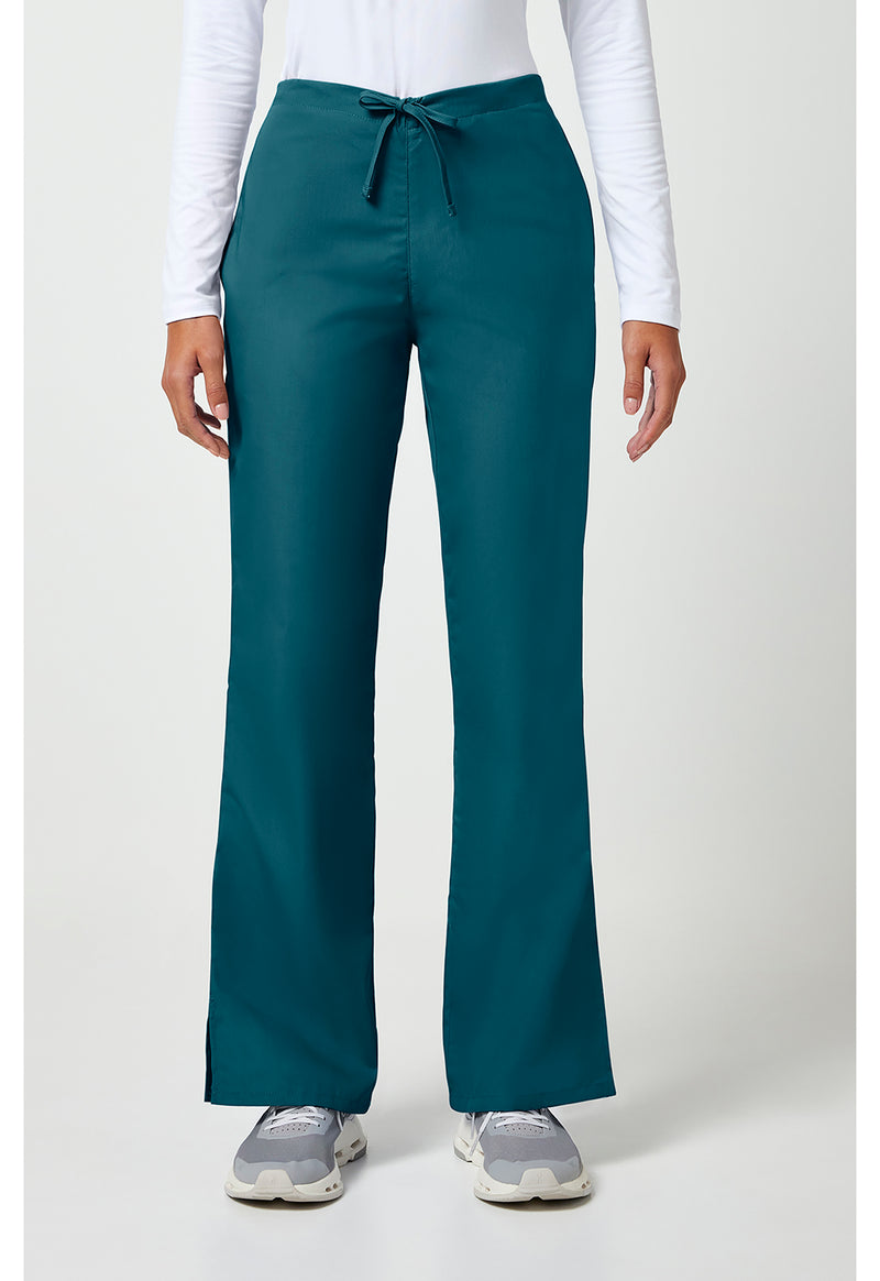 Caribbean Blue - Cherokee WW Originals Women Scrub Pants - Front View