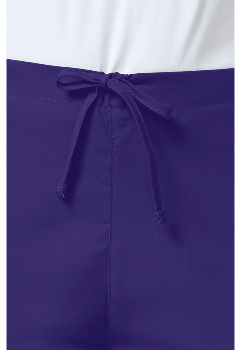Grape - Women's Natural Rise Flare Leg Drawstring Scrub Pants – Regular (View 2)