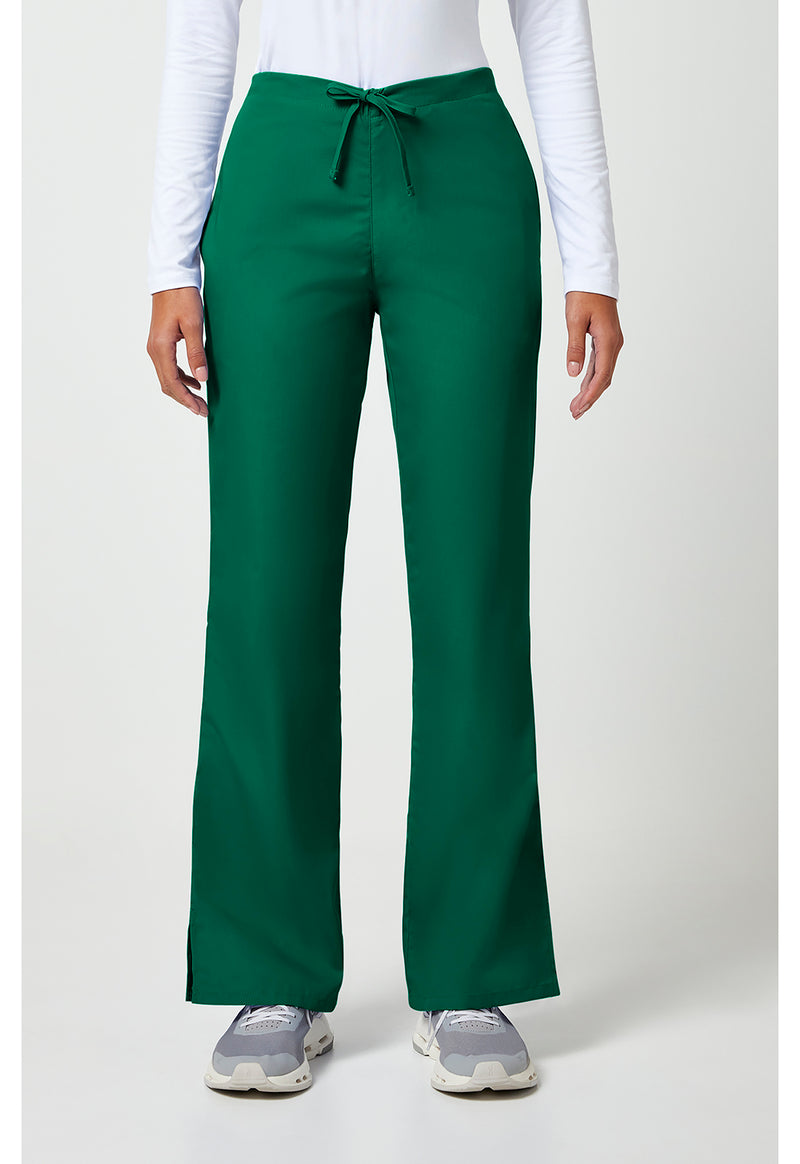 Hunter Green - Cherokee WW Originals Women Scrub Pants - Front View