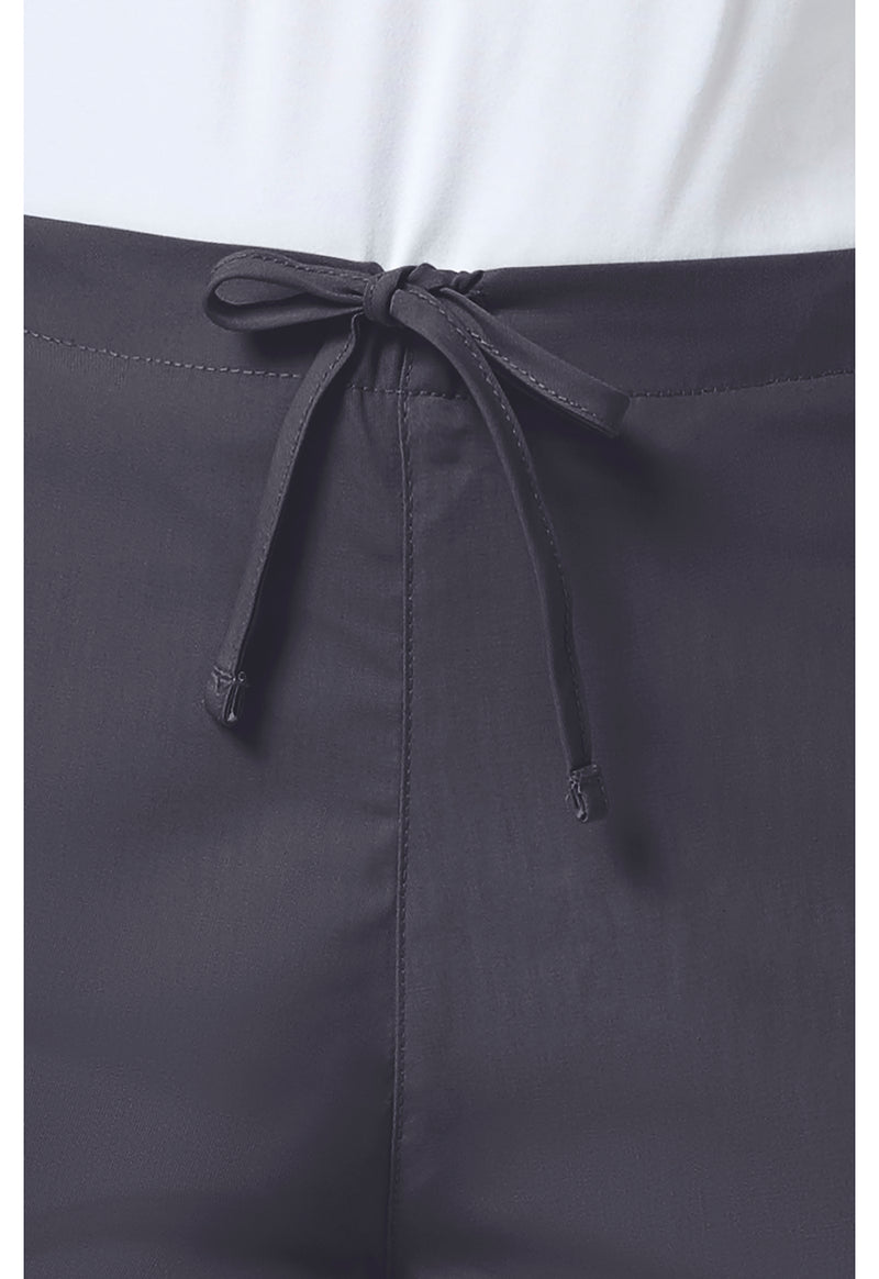 pewter - Natural Rise Flare Leg Drawstring Pant (View 2)