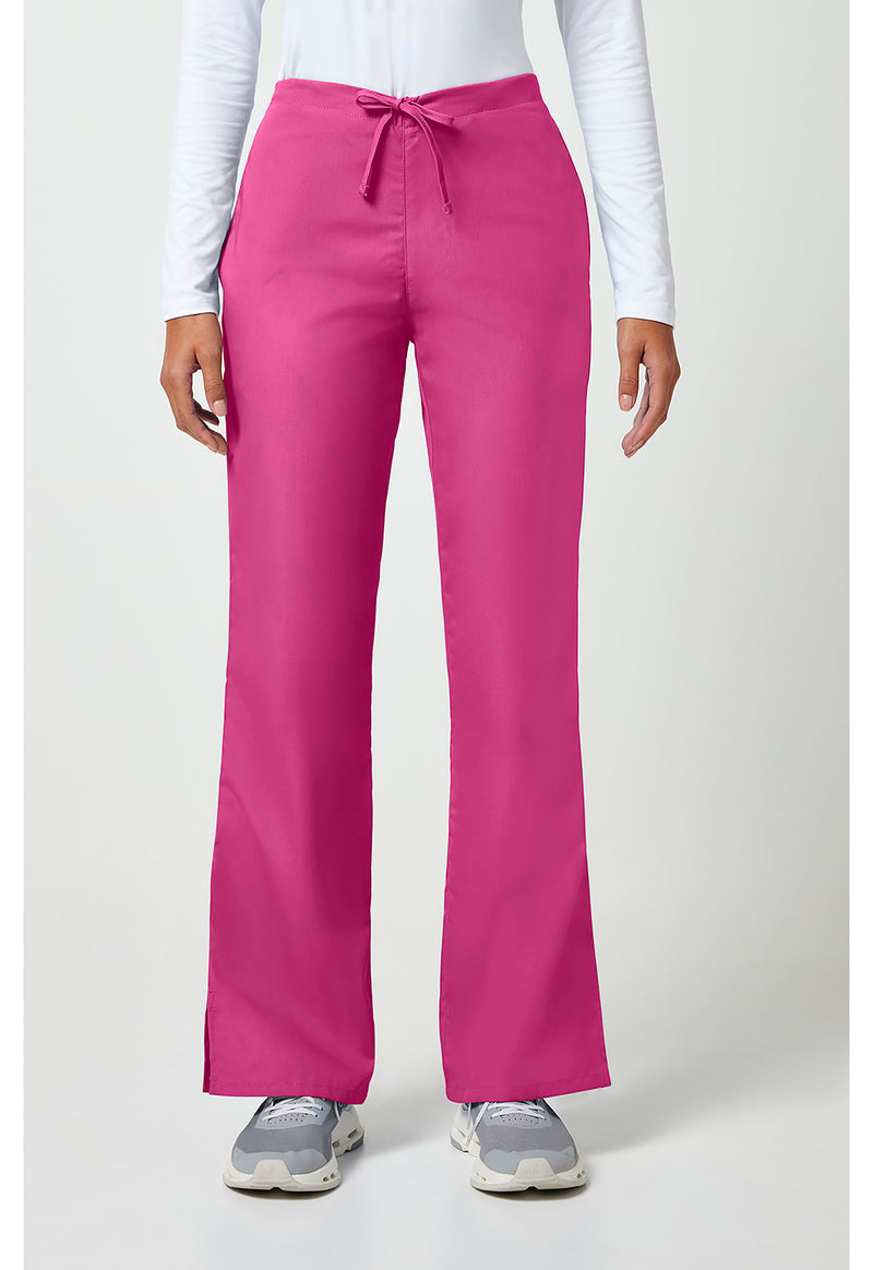 Shocking Pink - Cherokee WW Originals Women Scrub Pants - Front View