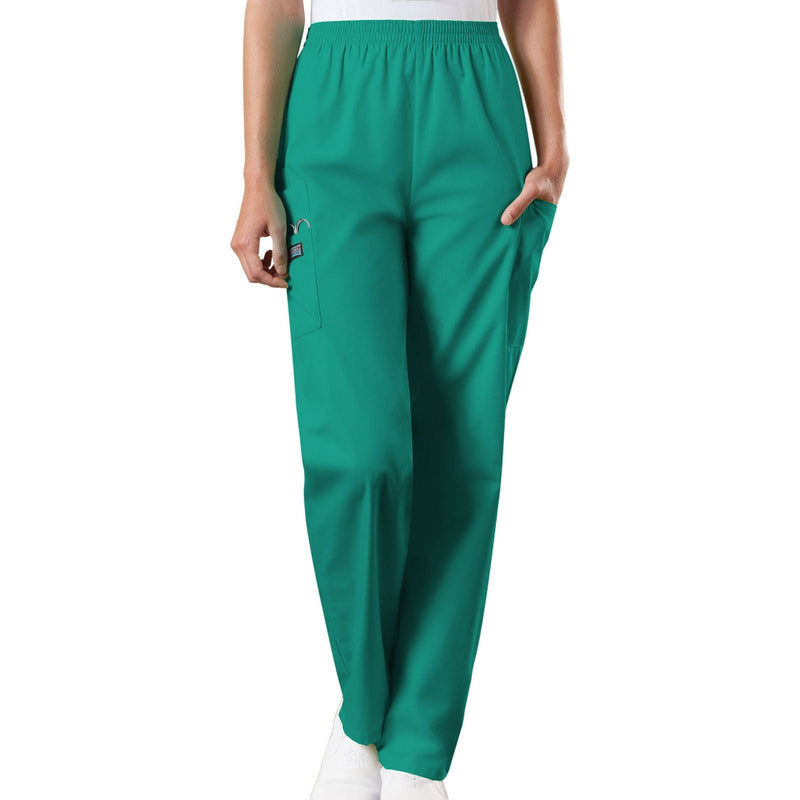 surgical green - Natural Rise Tapered Pull-On Cargo Pant