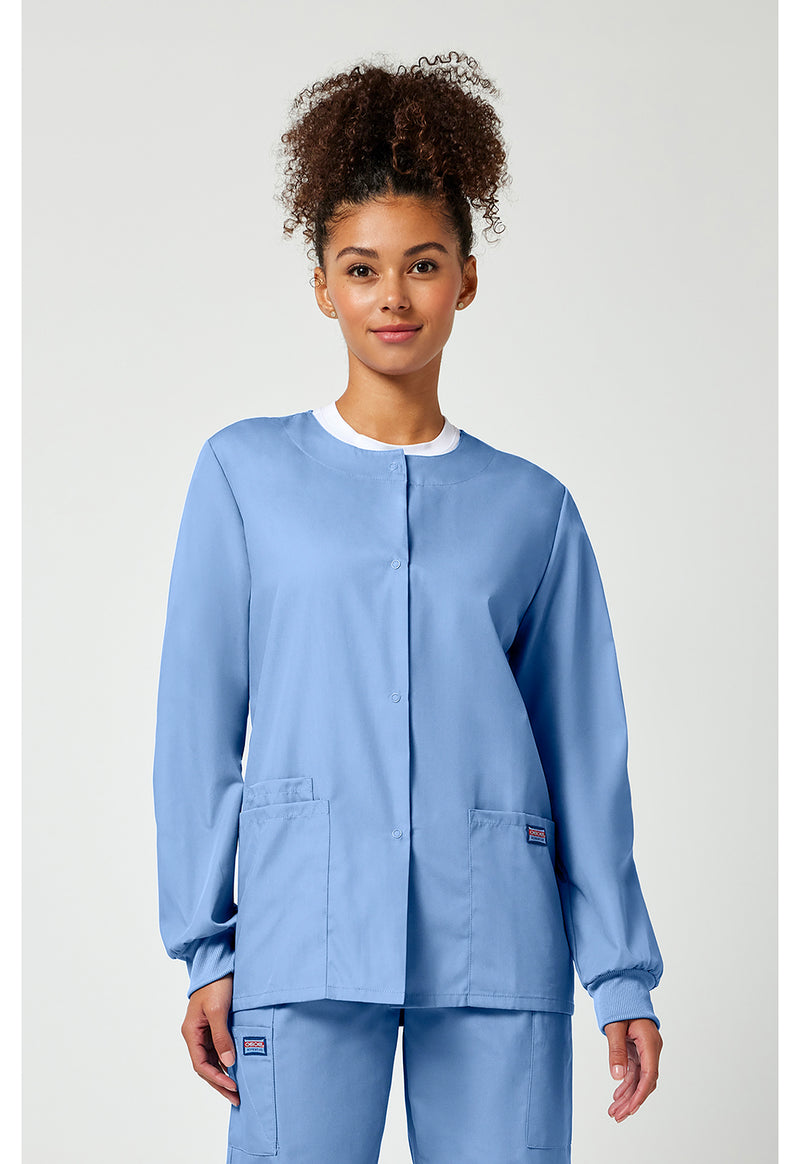 Ciel - Cherokee WW Originals Women Scrub Jacket - Front View