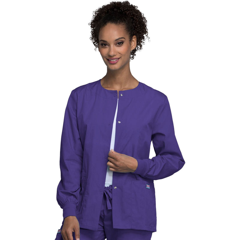 grape - Snap Front Warm-Up Jacket
