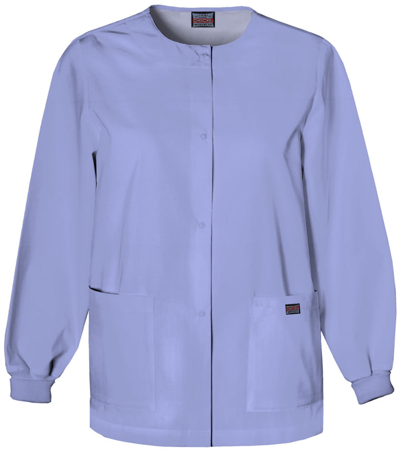 Peri - Women's Snap Front Warm-Up Scrub Jacket