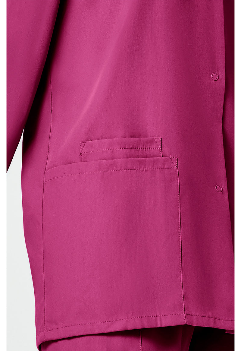 shocking pink - Snap Front Warm-Up Jacket (View 3)