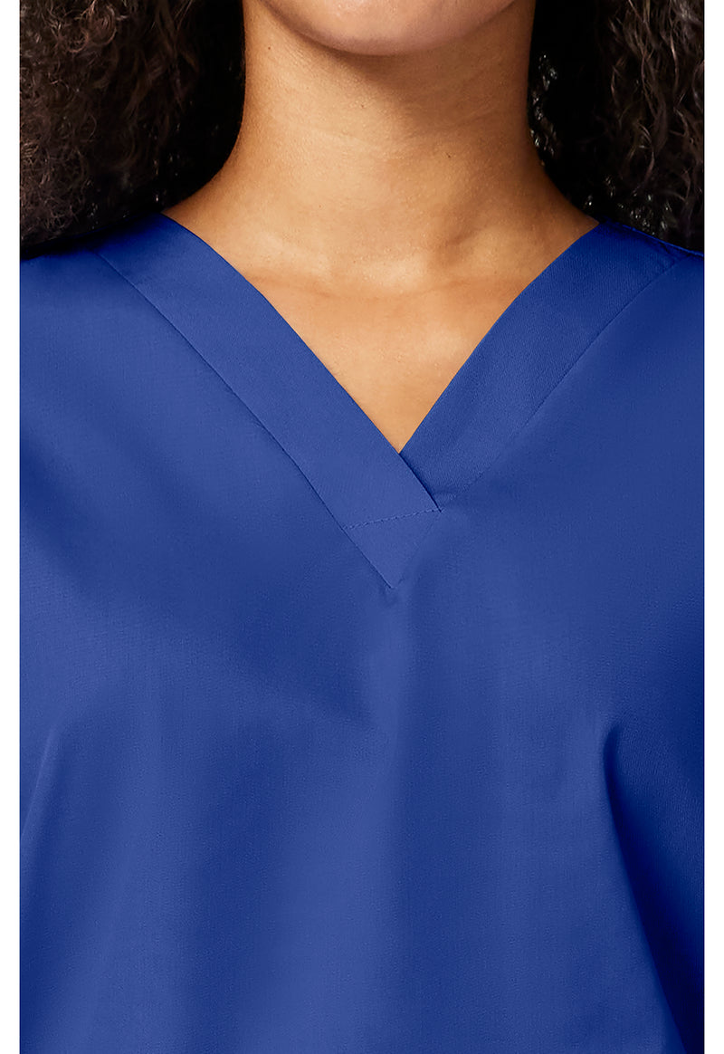 Galaxy Blue - Women's V-Neck Scrub Top (View 2)