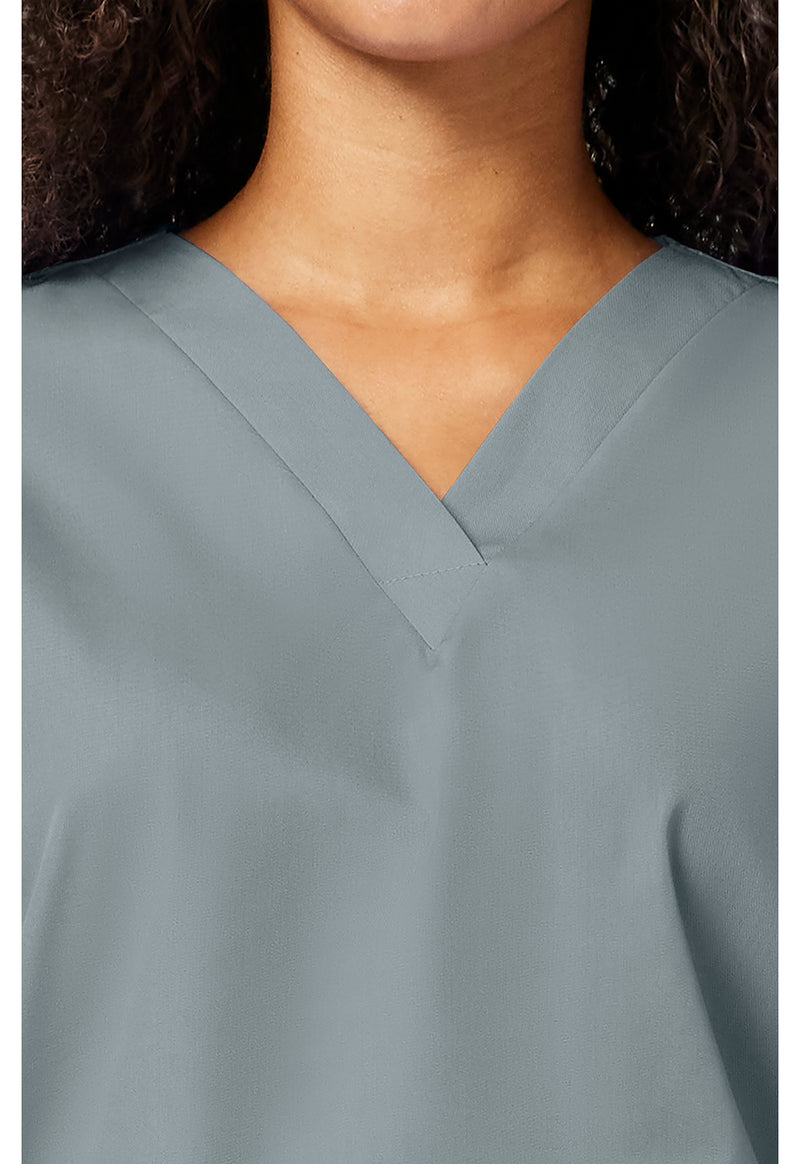 grey - V-Neck Top (View 2)