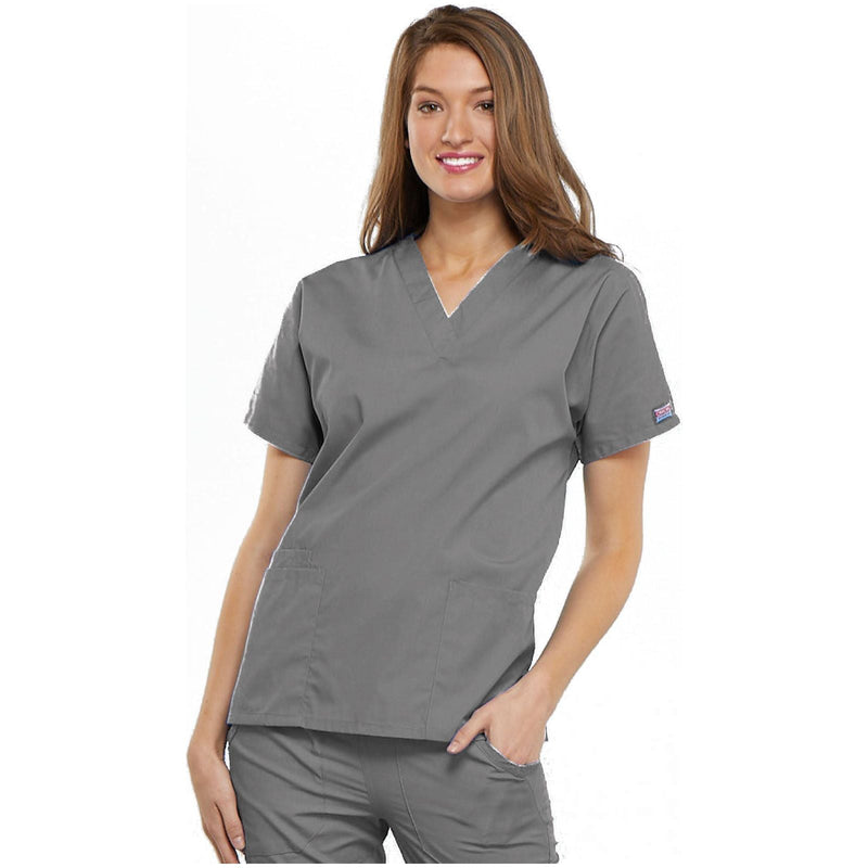 grey - V-Neck Top