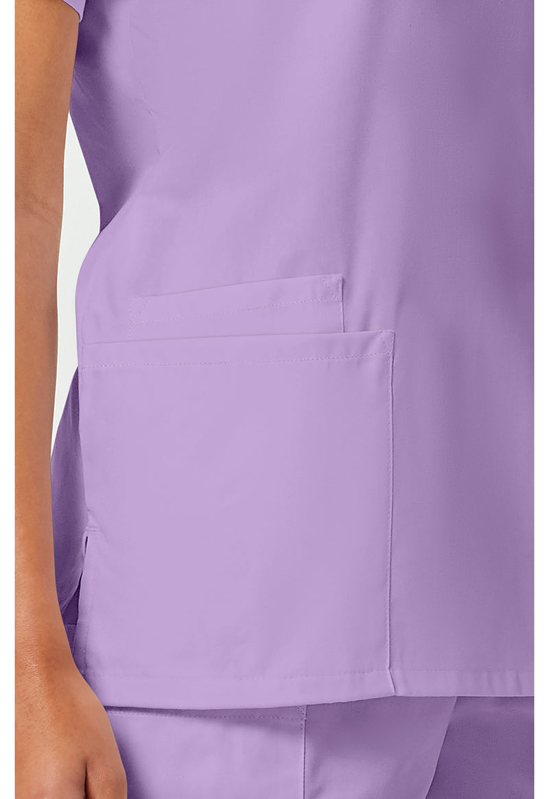 Orchid - Women's V-Neck Scrub Top (View 3)