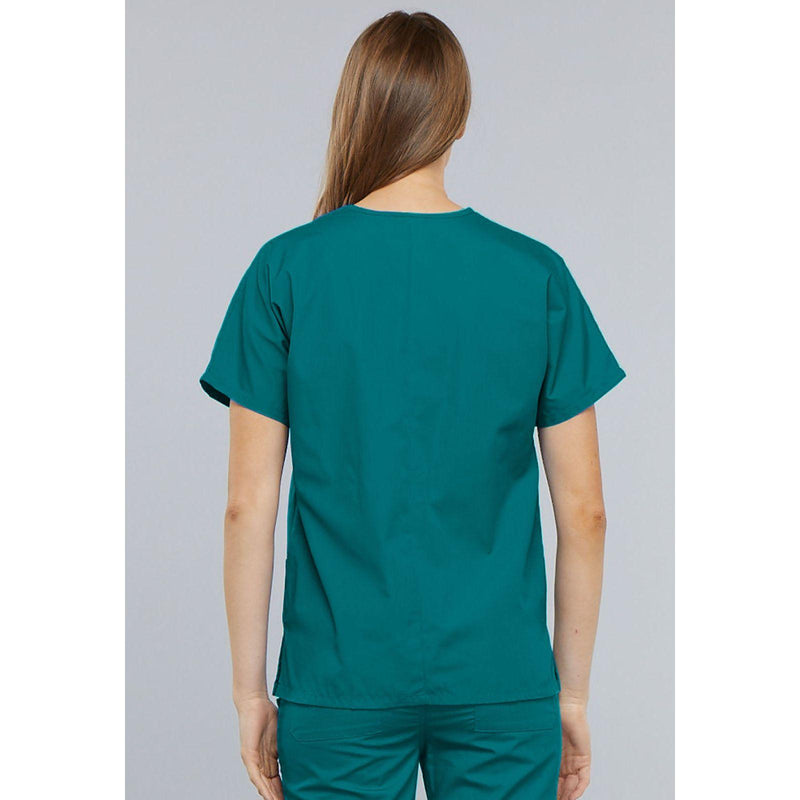 teal blue - V-Neck Top