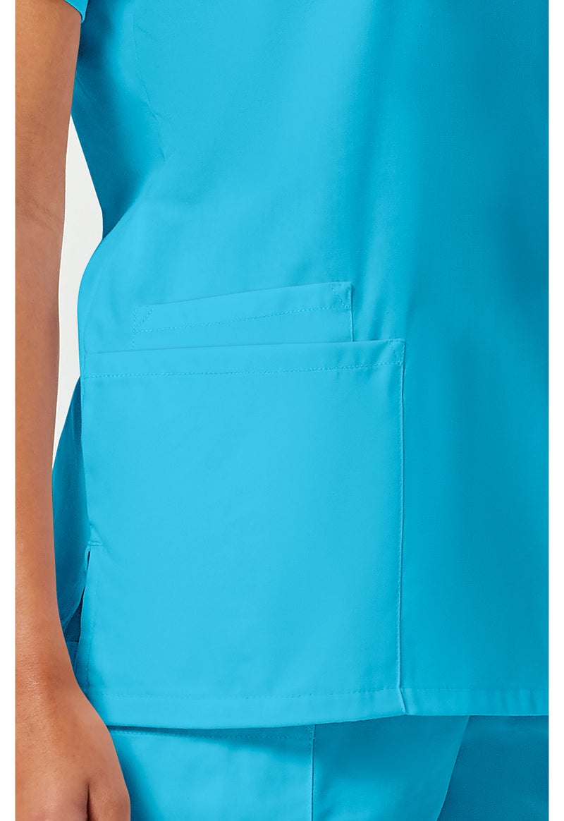 turquoise - V-Neck Top (View 3)