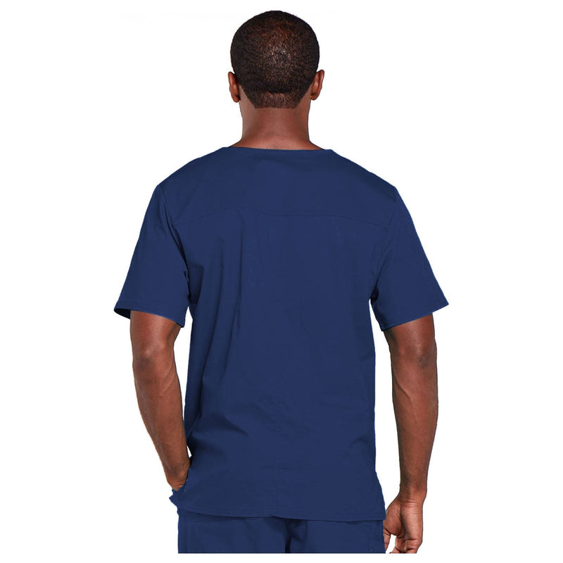 navy - Unisex V-Neck Top