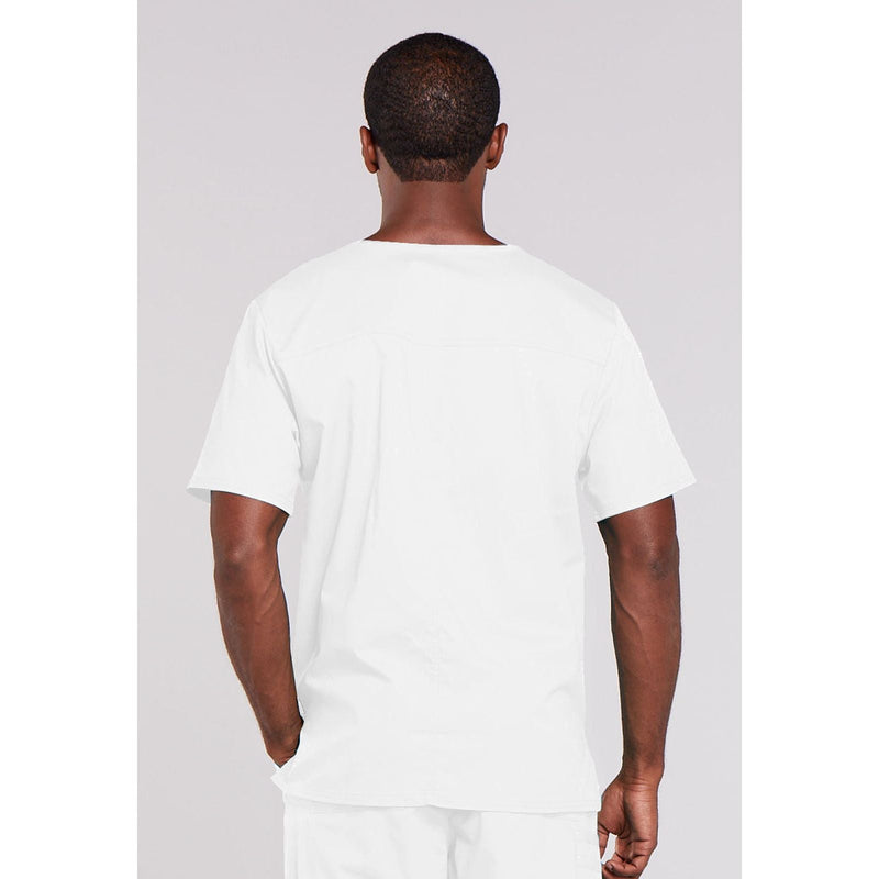 white - Unisex V-Neck Top