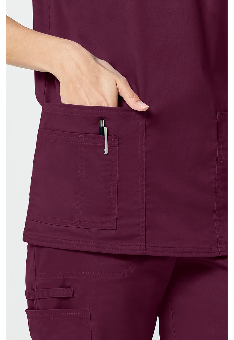wine - Unisex V-Neck Top (View 3)