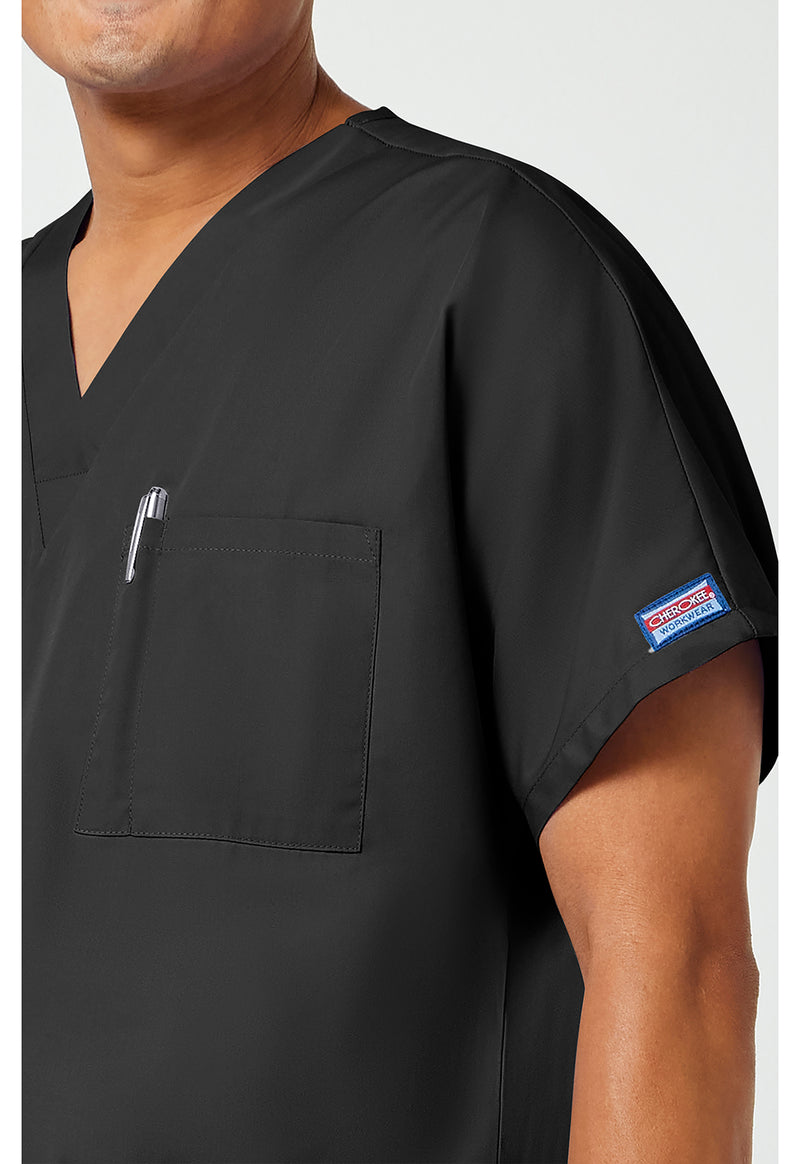 Black - Unisex V-Neck Tunic (View 3)
