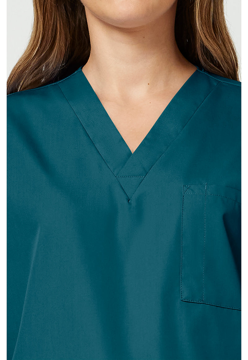 Caribbean Blue - Unisex V-Neck Tunic (View 2)