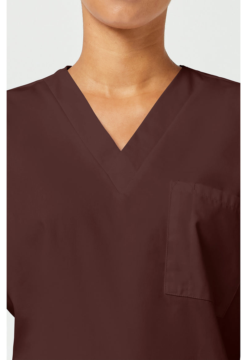 Chocolate - Unisex V-Neck Tunic (View 2)