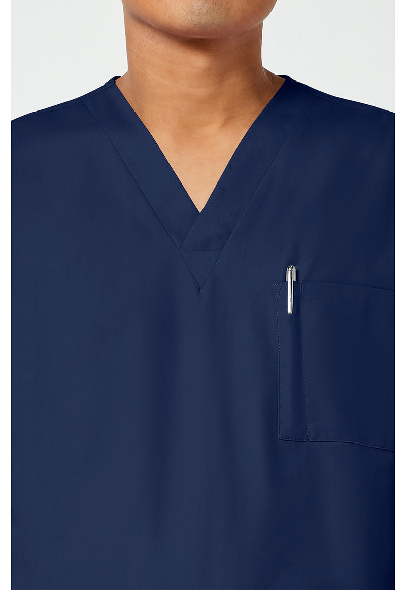 Navy - Unisex V-Neck Tunic (View 2)