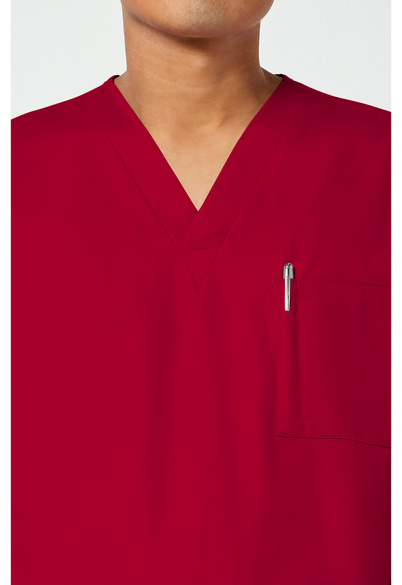 Red - Unisex V-Neck Tunic (View 2)