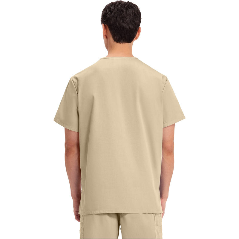 khaki - Unisex V-Neck Top