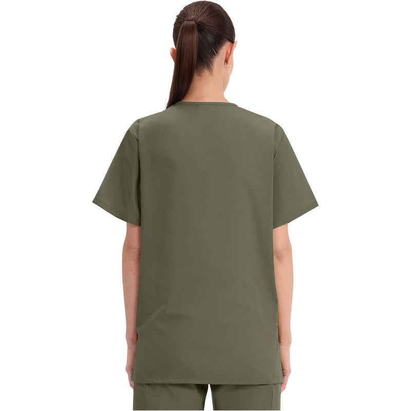 olive - Unisex V-Neck Top