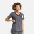 Women's Mock Wrap Top with Contrast Trim