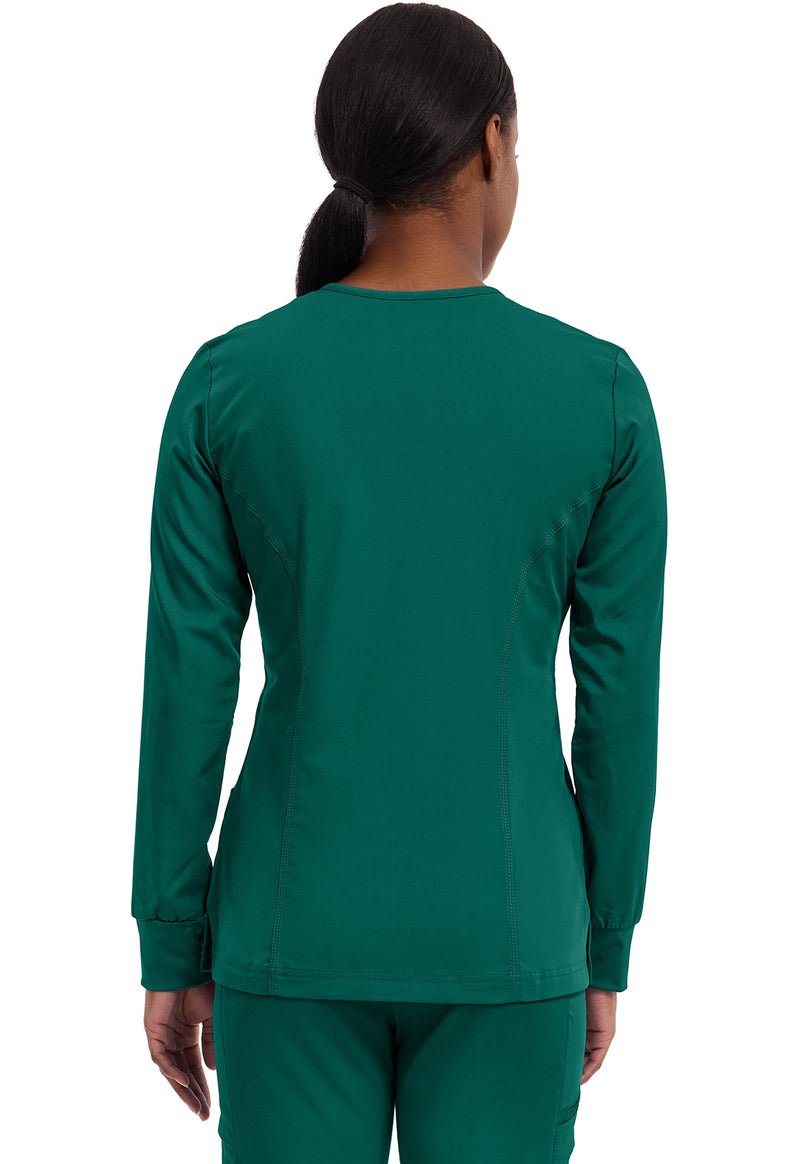 Hunter - Healing Hands Purple Label Women Scrub Jacket - Back View