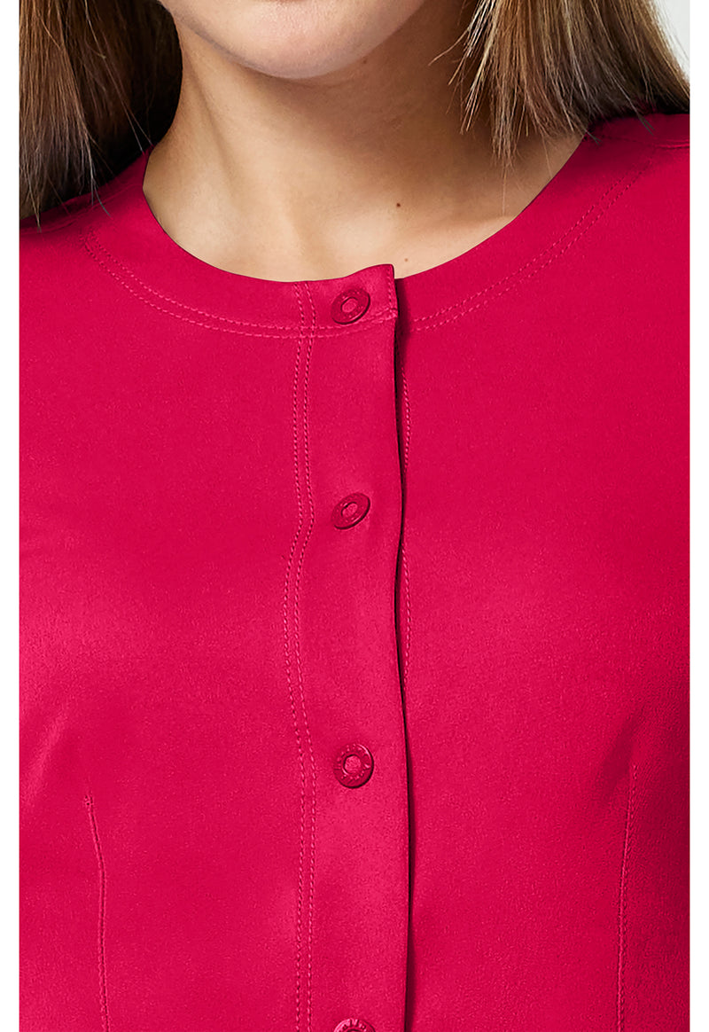 Carnation Pink - Women's Megan Scrub Jacket (View 2)