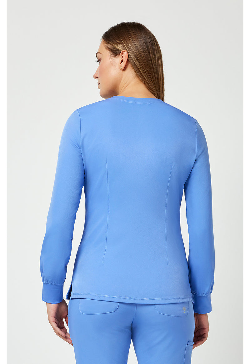 CEIL - Healing Hands Works Women Scrub Jacket - Back View