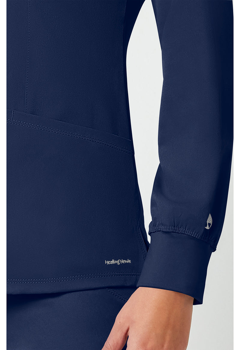Navy - Women's Megan Scrub Jacket (View 4)