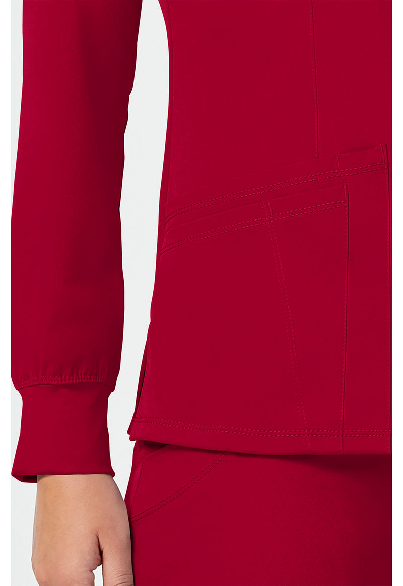 Red - Women's Megan Scrub Jacket (View 3)