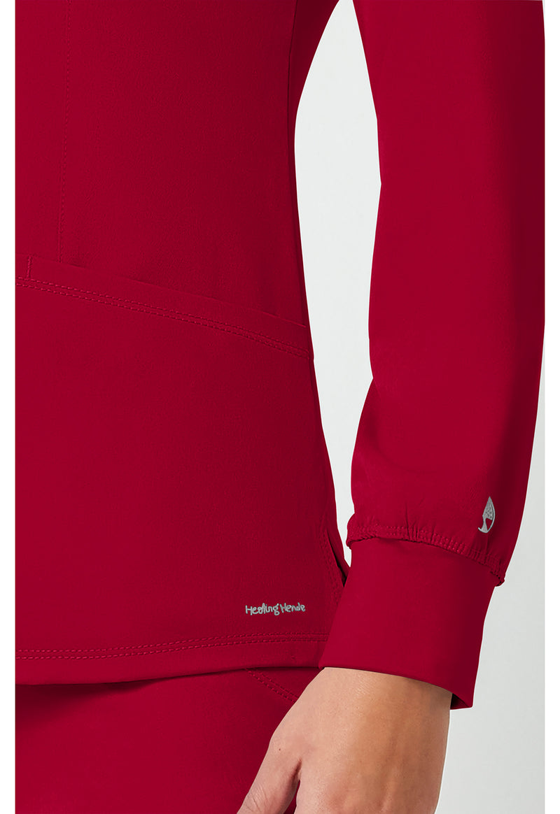 Red - Women's Megan Scrub Jacket (View 4)