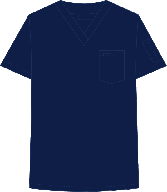 MOBB UNISEX V-Neck Scrub Top 606T
