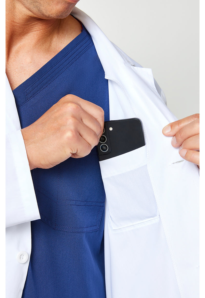 white - 31" Men's Consultation Lab Coat (View 4)