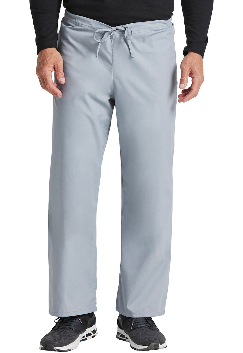 Grey - Dickies EDS Signature Unisex Scrub Pants - Front View