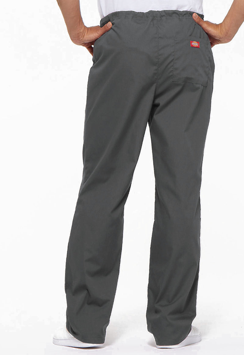 Pewter - Dickies EDS Signature Unisex Scrub Pants - Back View