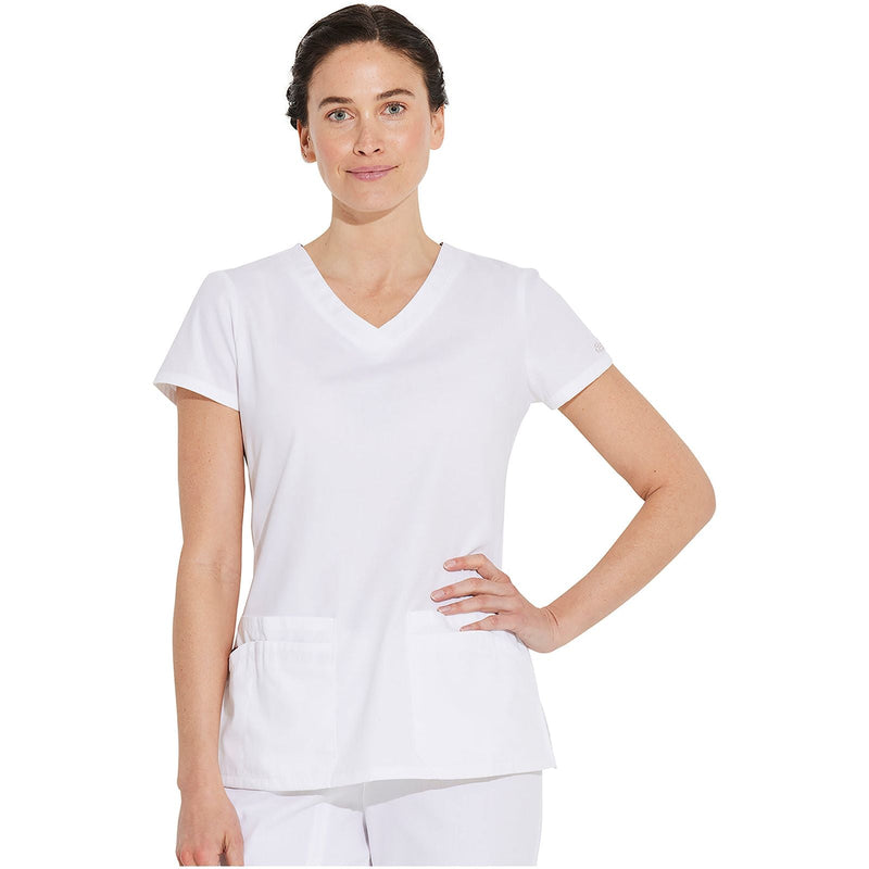 white - V-Neck Top