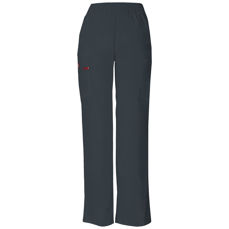 pewter - Natural Rise Tapered Leg Pull-On Pant