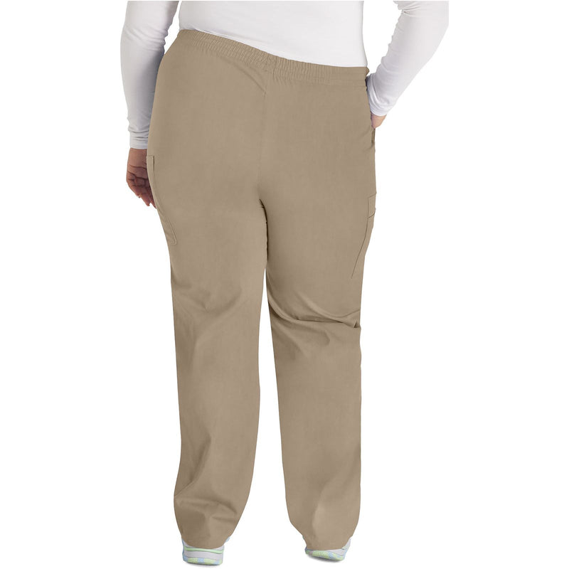 dark khaki - Natural Rise Tapered Leg Pull-On Pant